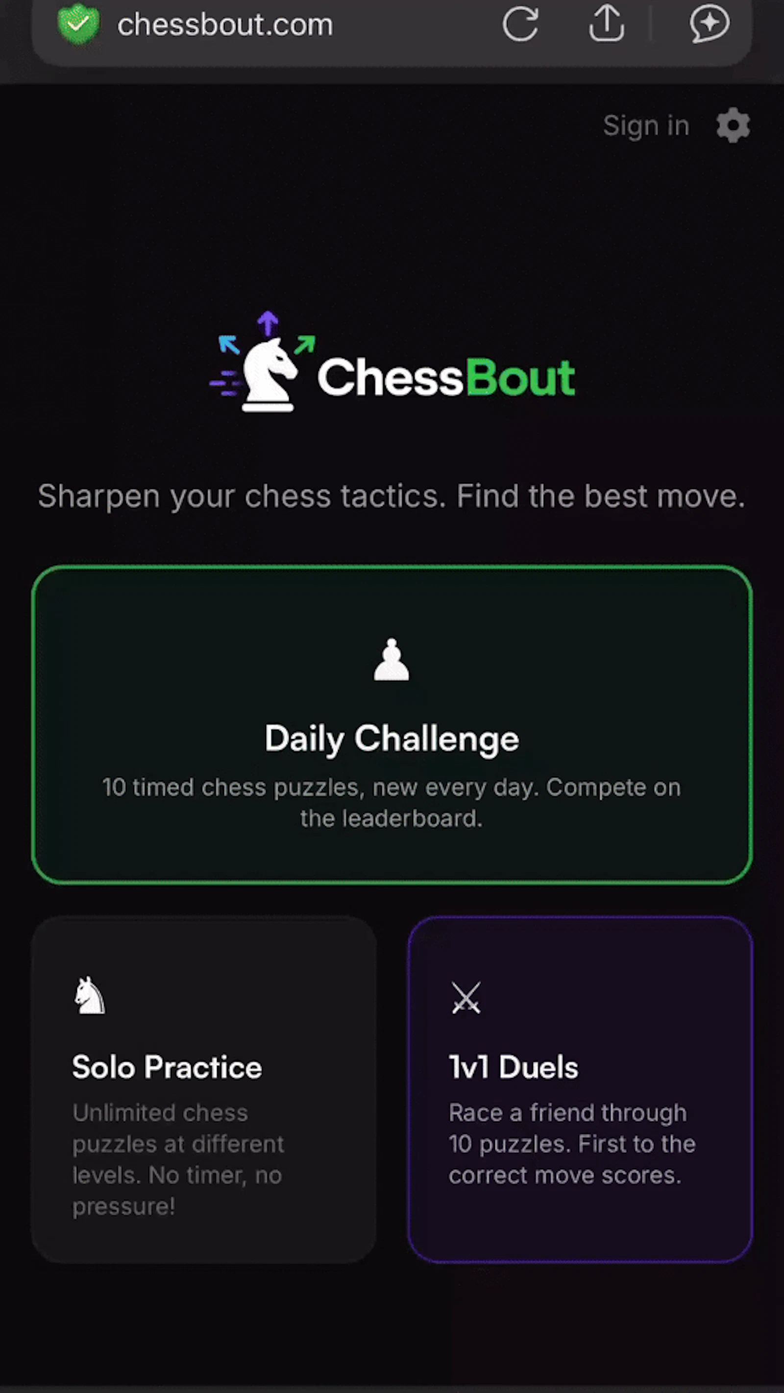 ChessBout screenshot 1 (video preview)