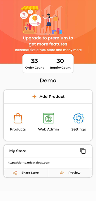 Micatalogs Create online eCommerce store gallery image