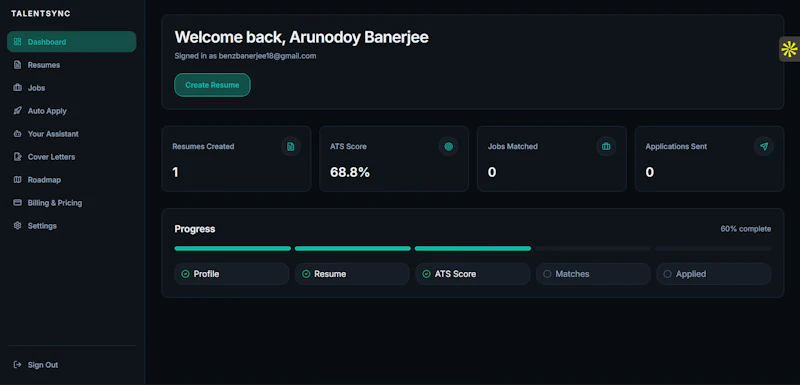 TalentSync screenshot 1
