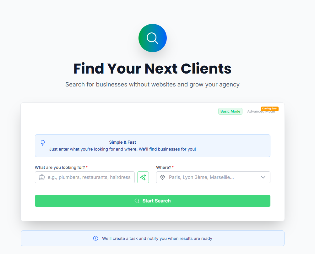 SiteSeeker - Screenshot 2 showing product features and functionality