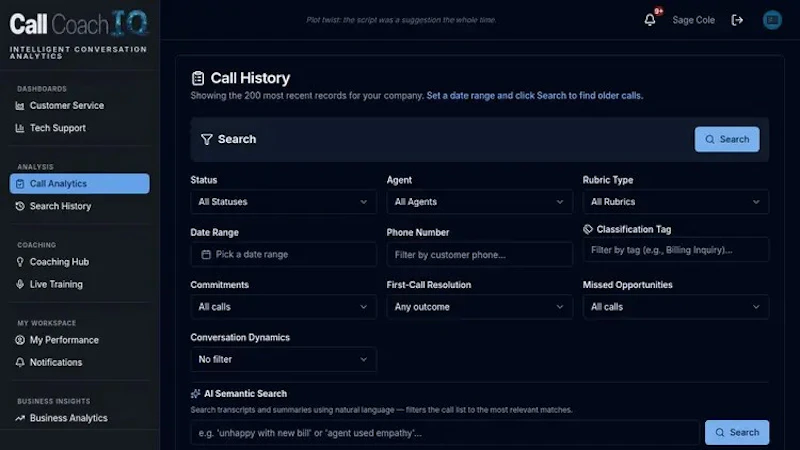 Call Coach IQ screenshot 5