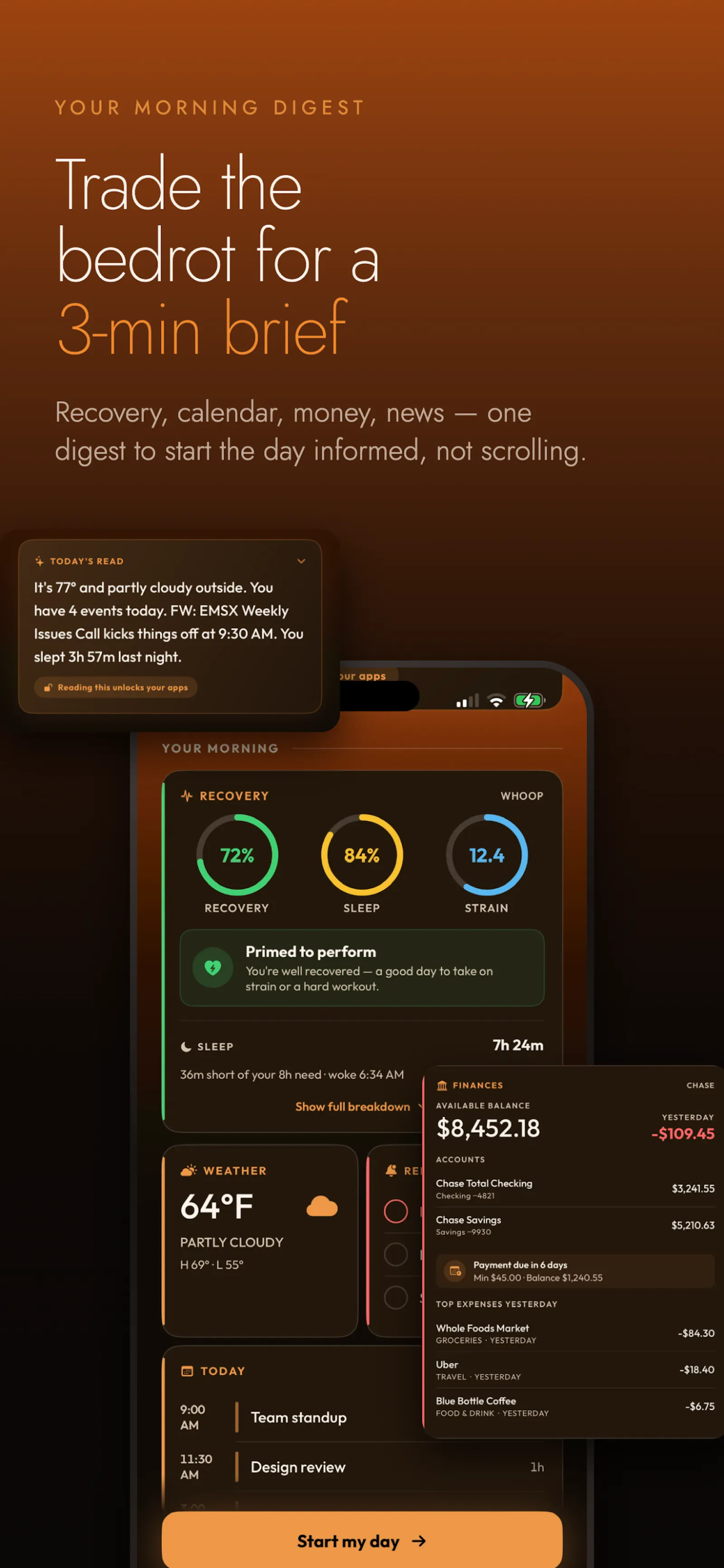 oneTap: Brief & Block screenshot 2