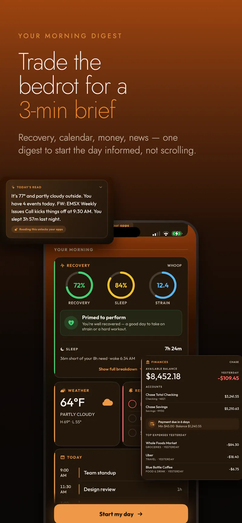 oneTap: Brief & Block screenshot 2
