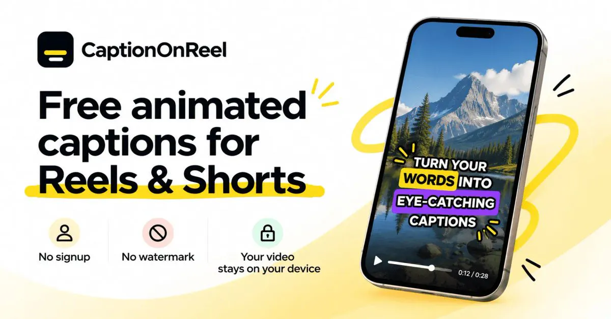 CaptionOnReel gallery image