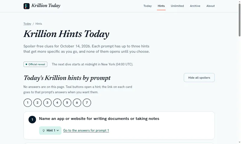 Krillion Today screenshot 3