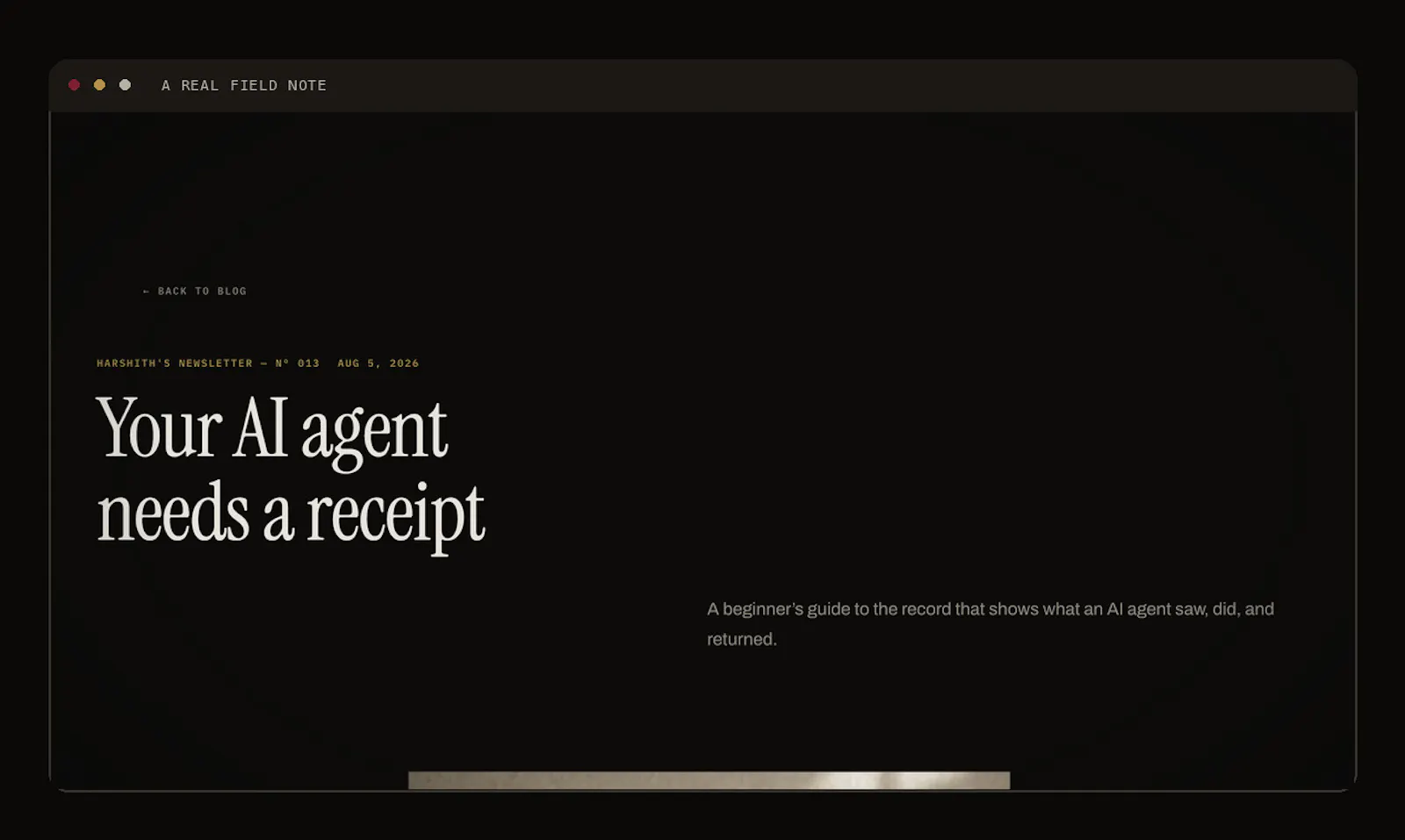 Harshith's Newsletter screenshot 5