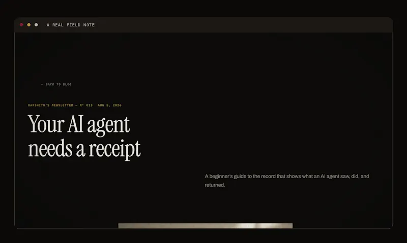 Harshith's Newsletter screenshot 5
