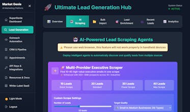 Market Genie: Your AI Marketing Co-Pilot gallery image