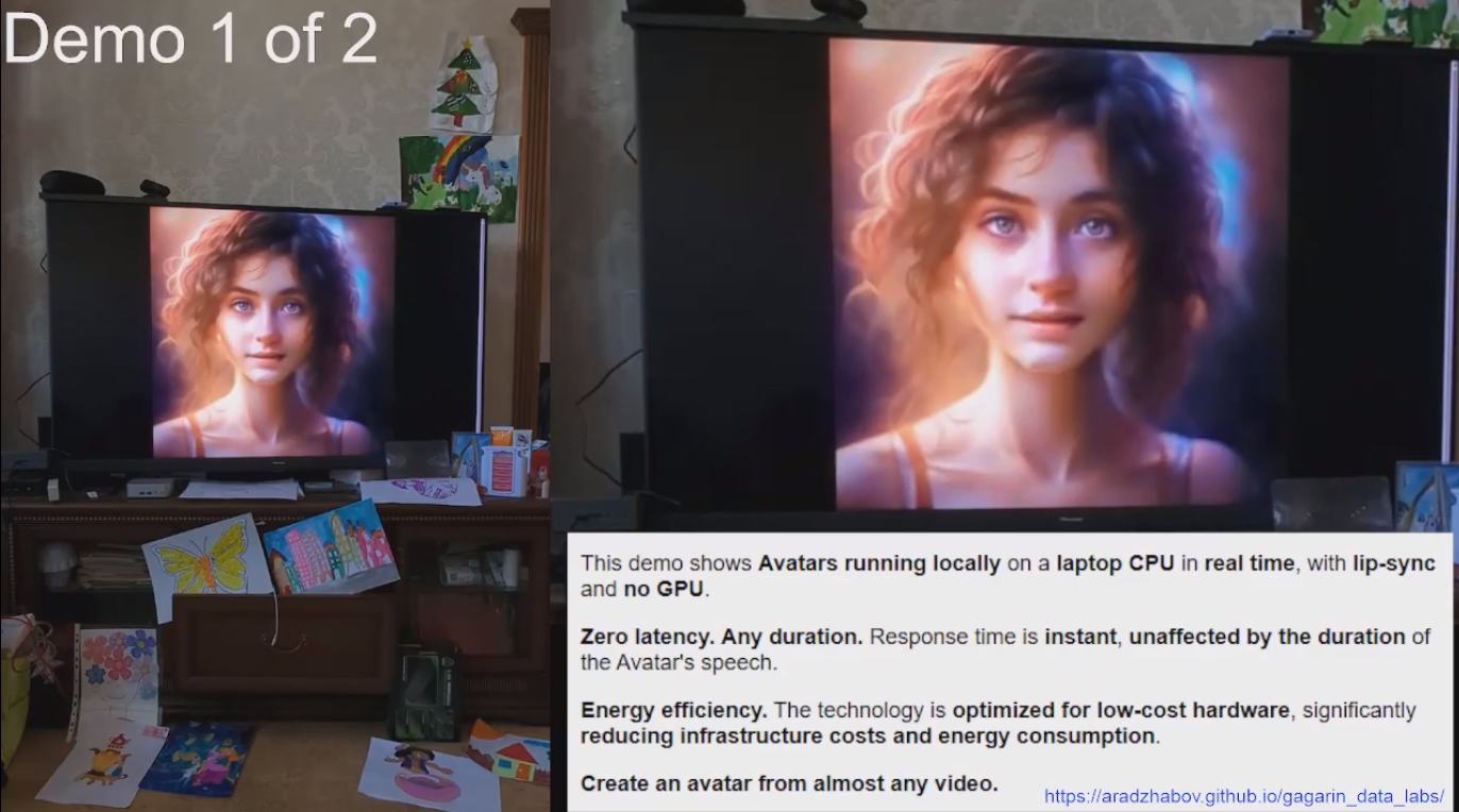 LocalLiveAvatar - Main screenshot showing features and interface