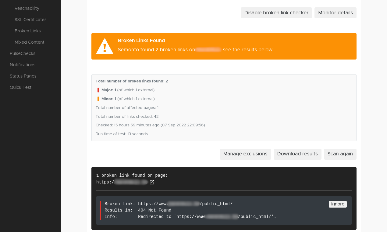 Semonto - Herramienta de monitoreo de sitios web media 5
