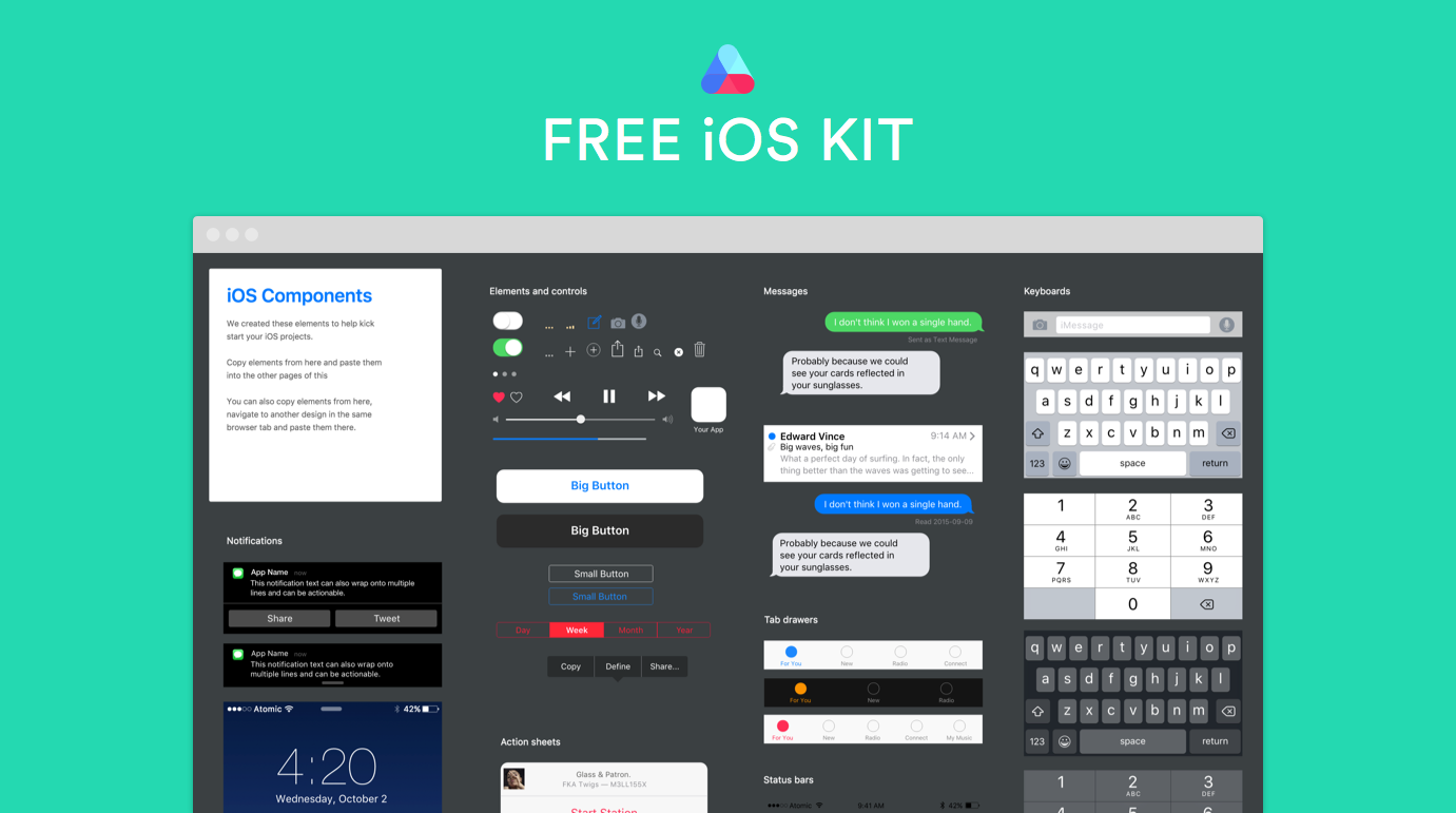 iOS UI Kit for Atomic