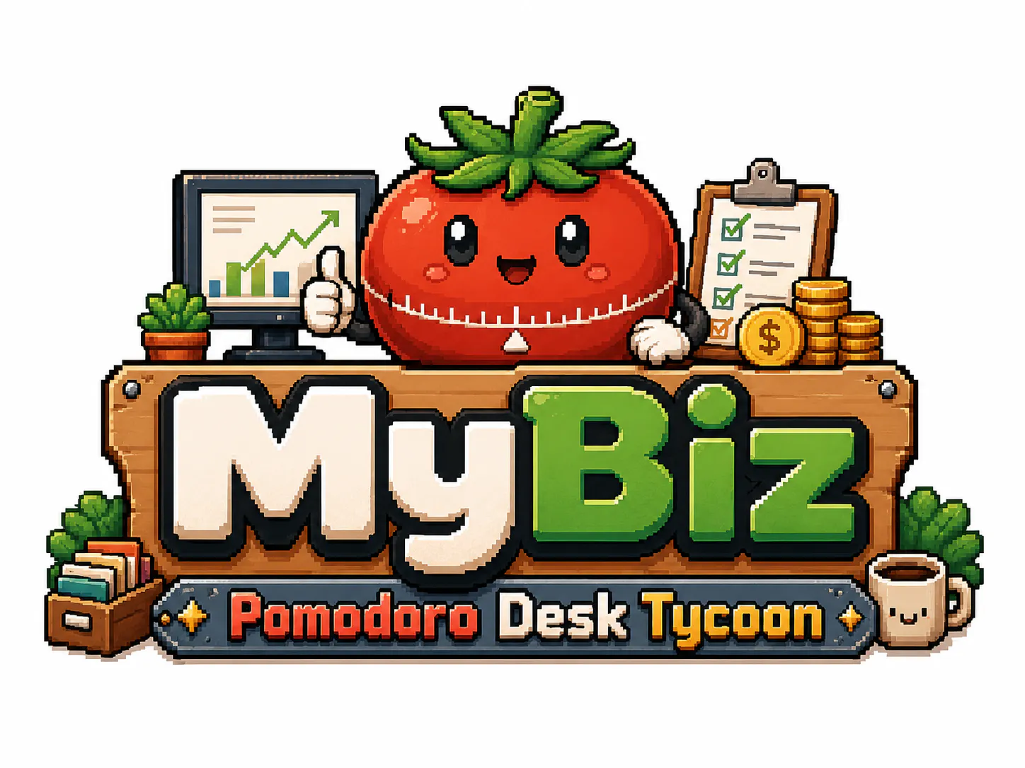 MyBiz: Pomodoro Desk Tycoon