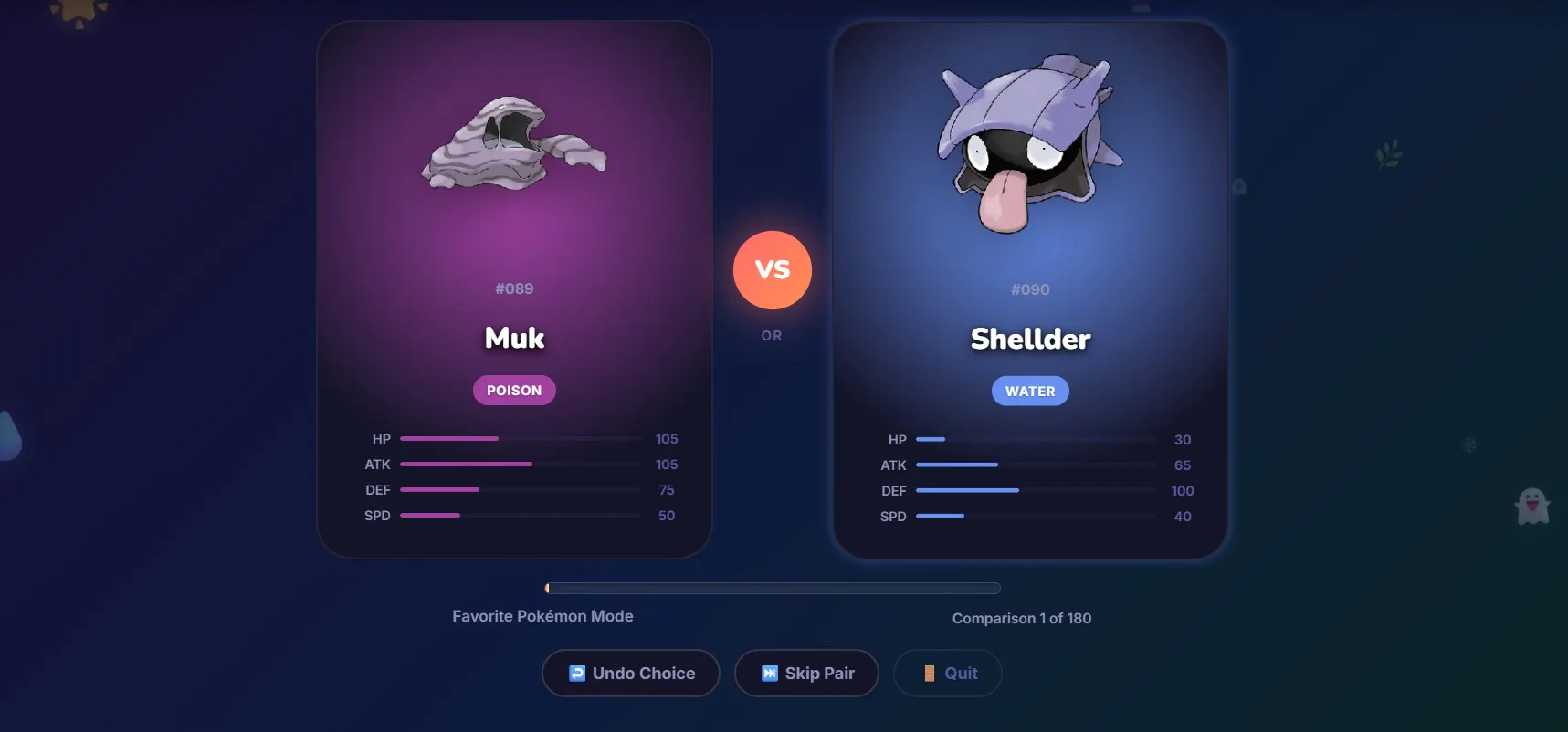Favorite Pokemon Picker