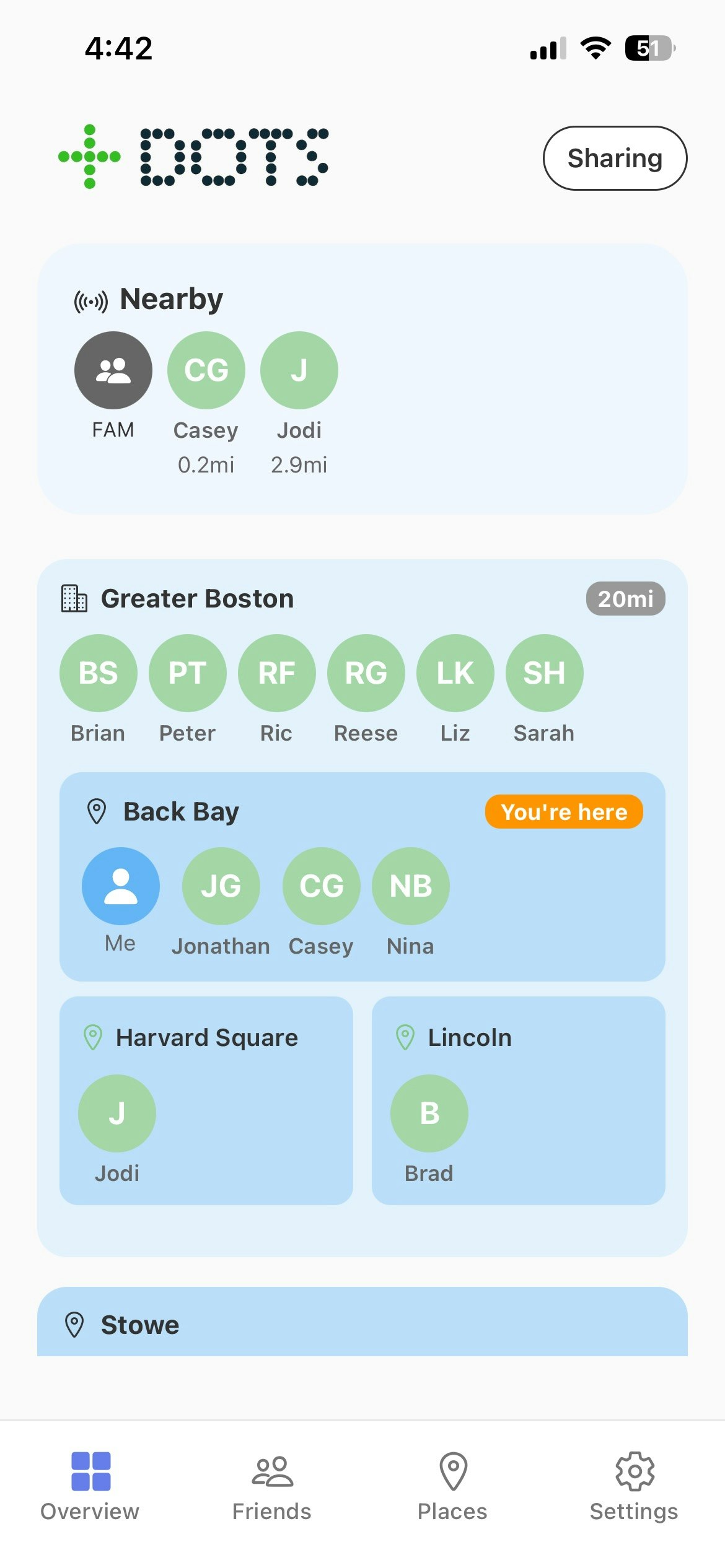 Dots Network  - Main product screenshot demonstrating key features and user interface