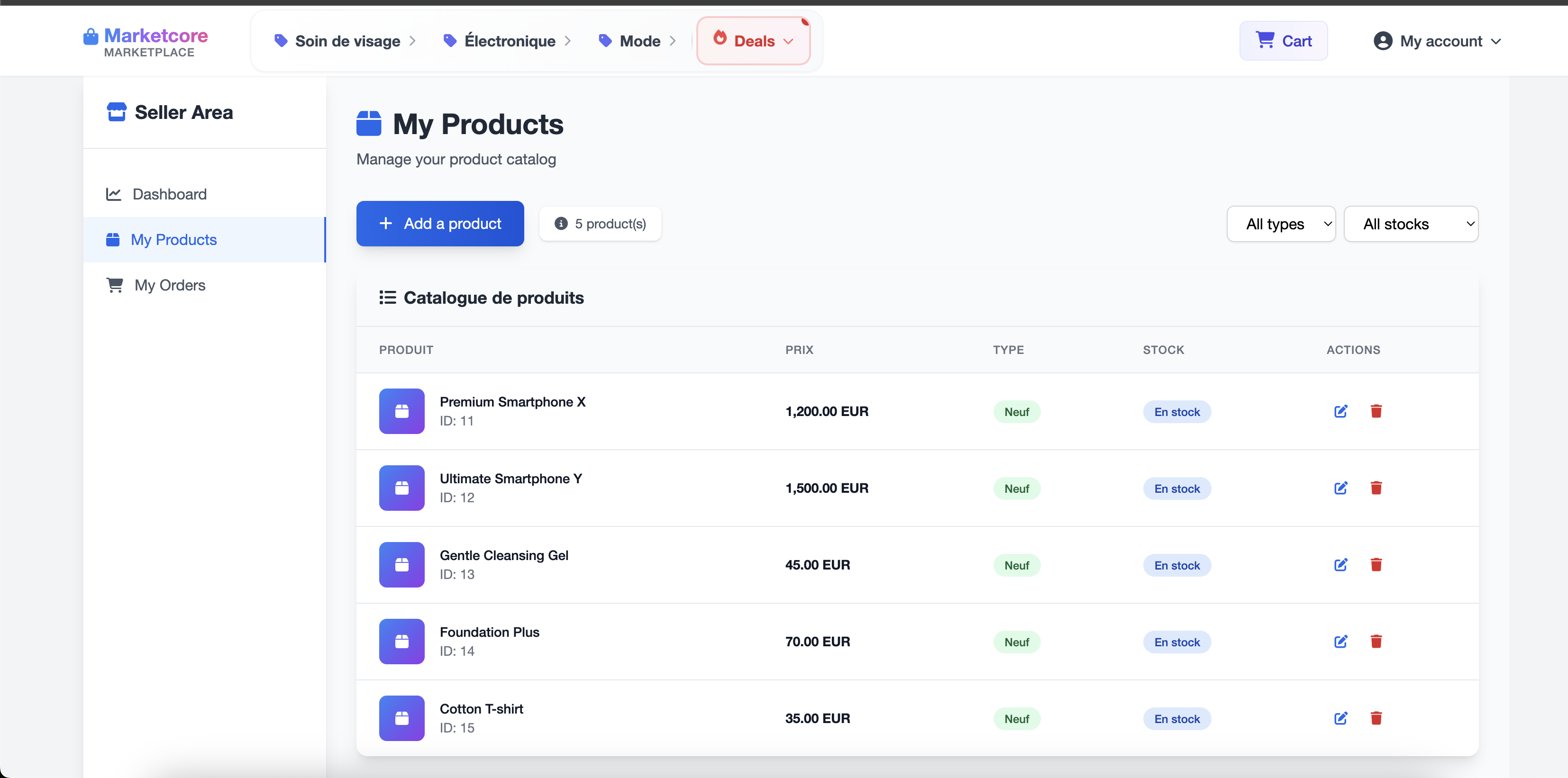 Marketcore - Screenshot 2 preview