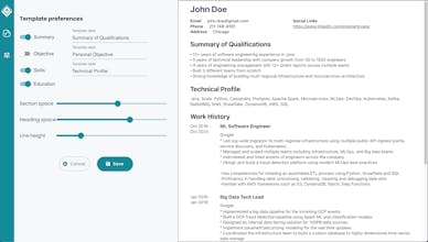 Smart CV Generator gallery image