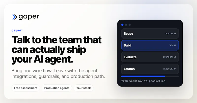Gaper screenshot 1