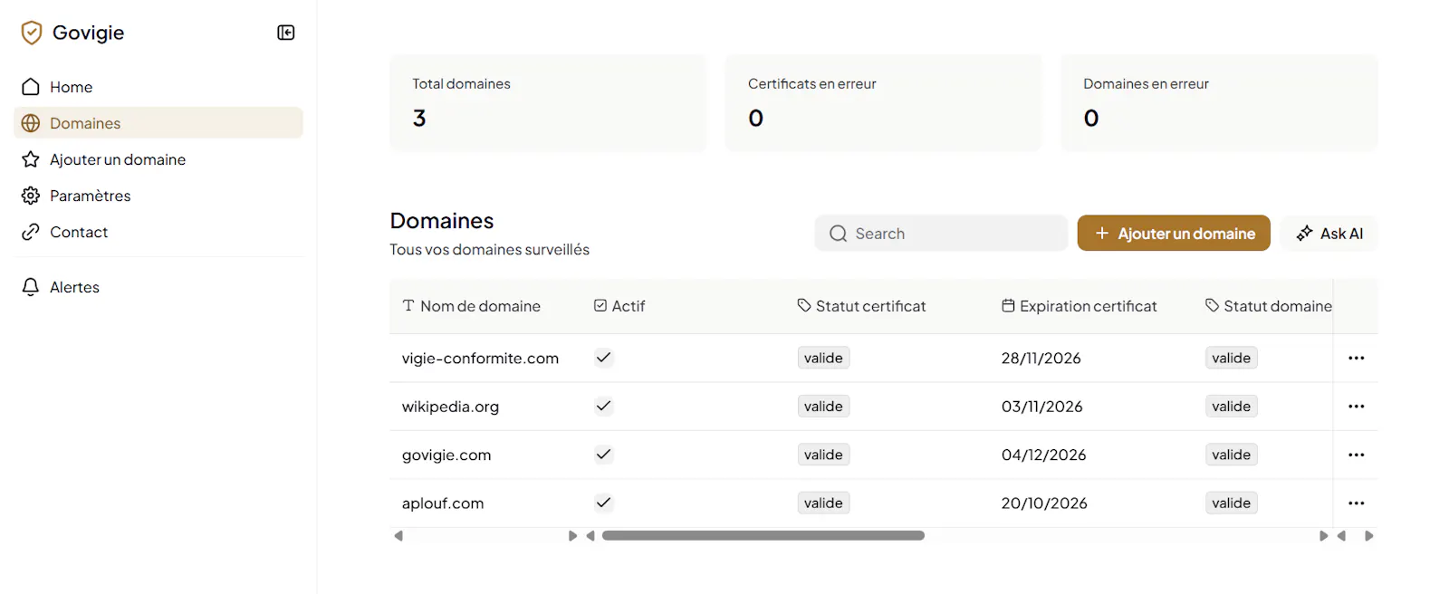Govigie screenshot 2