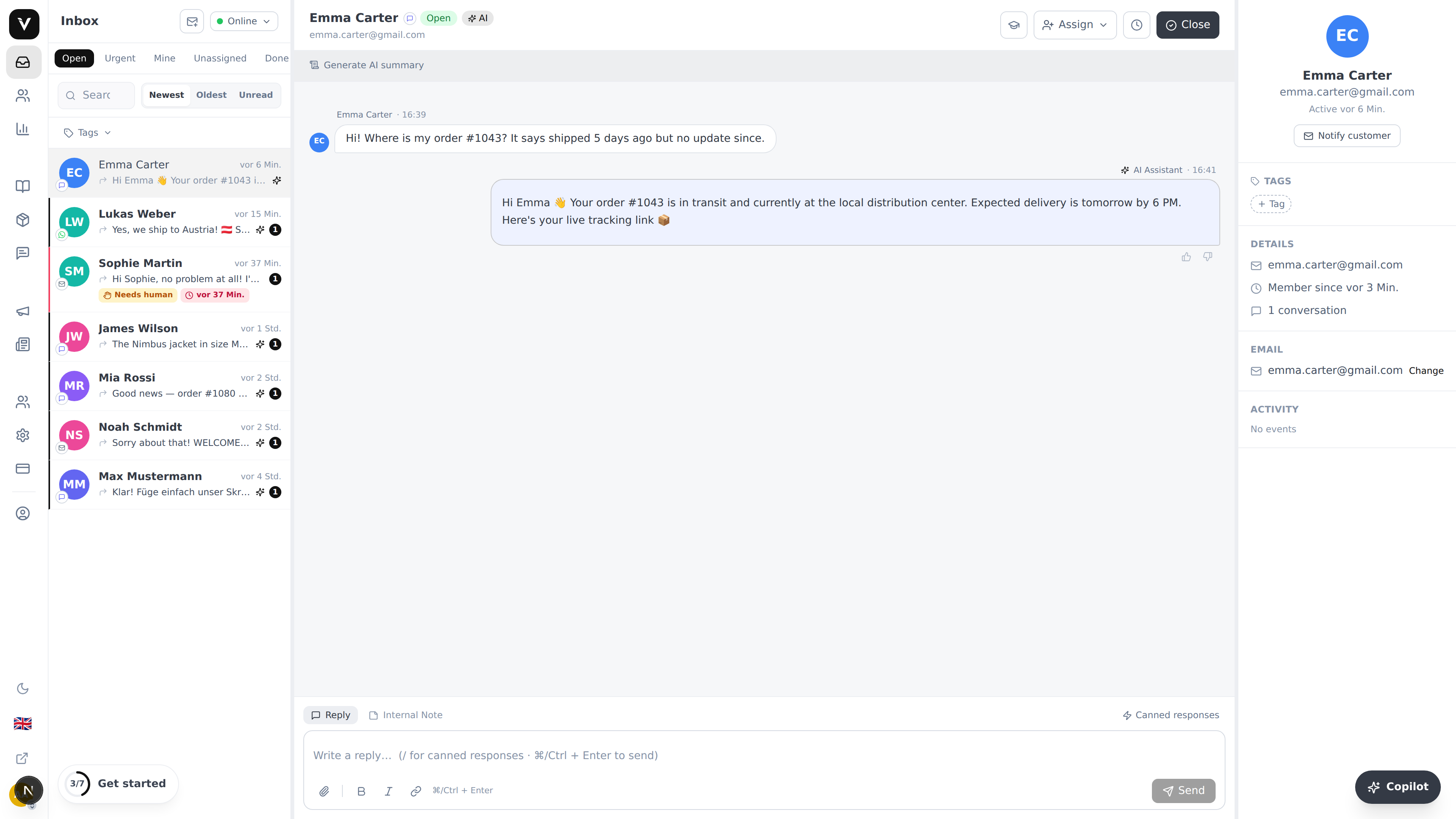 askVela – Live Chat & AI Support gallery image
