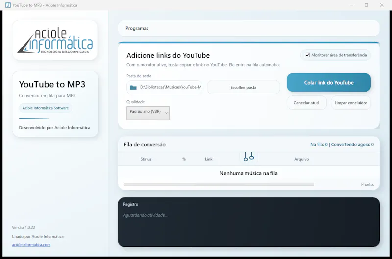 YouTube to MP3 by Aciole screenshot 1