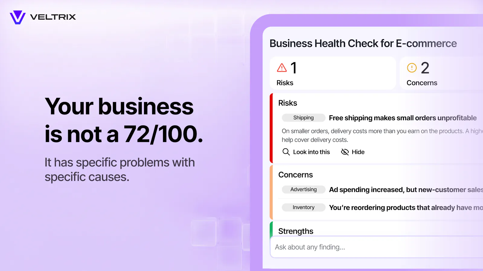 Veltrix AI for E-commerce screenshot 1