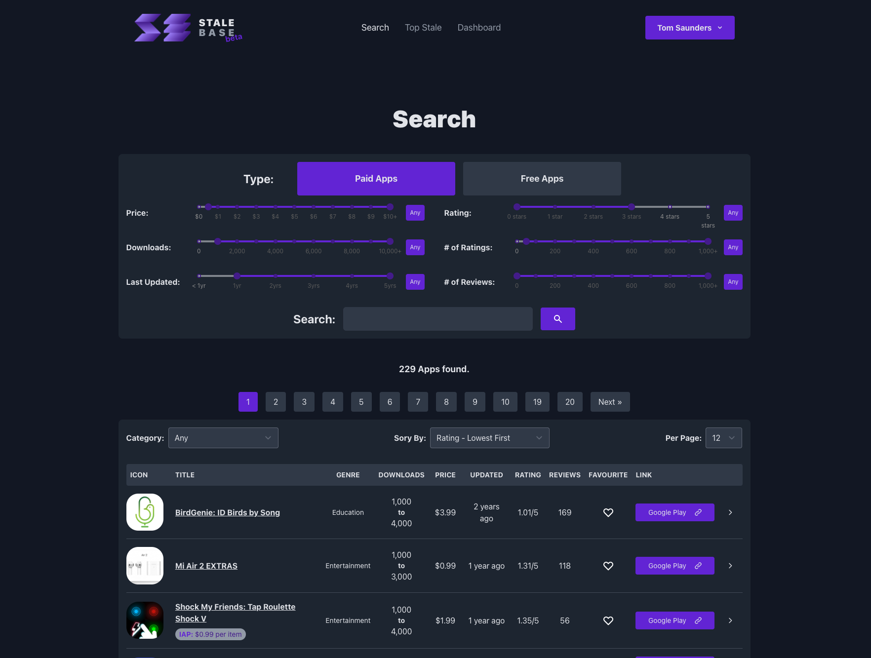 StaleBase gallery image