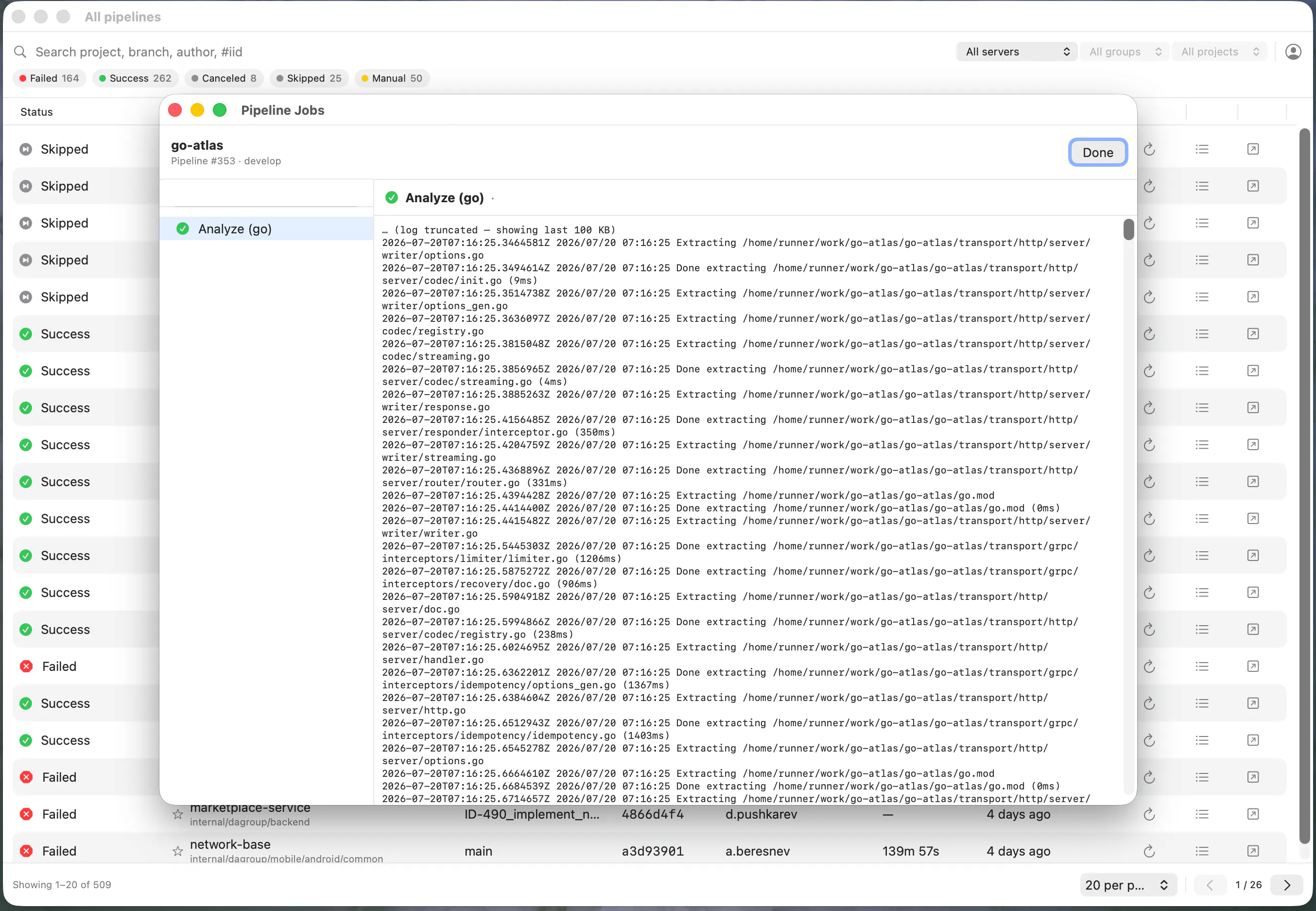 ManifoldCI — Pipelines Monitor for Mac  gallery image