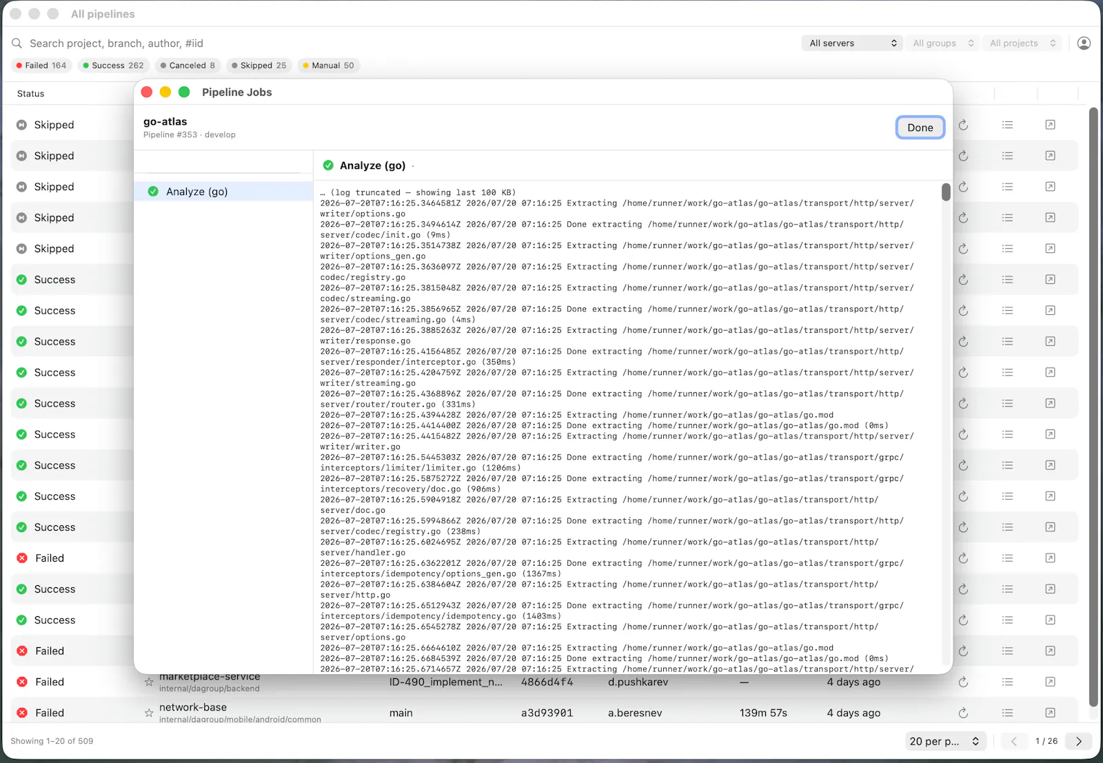 ManifoldCI — Pipelines Monitor for Mac  screenshot 4