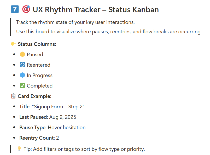 UX Pause＆Rhythm Tracker  - スターターキットメディア3