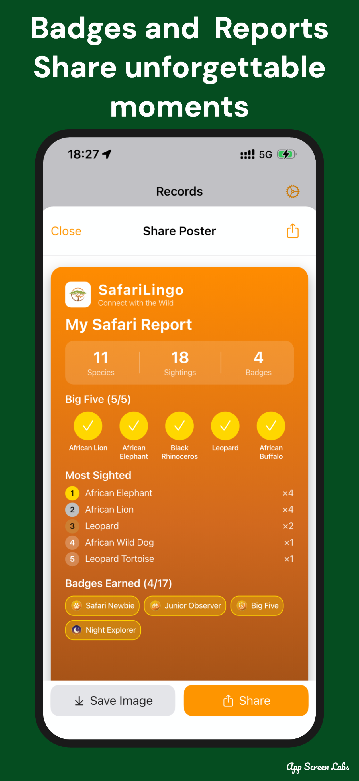 SafariLingo - Screenshot 5 showing product features and functionality