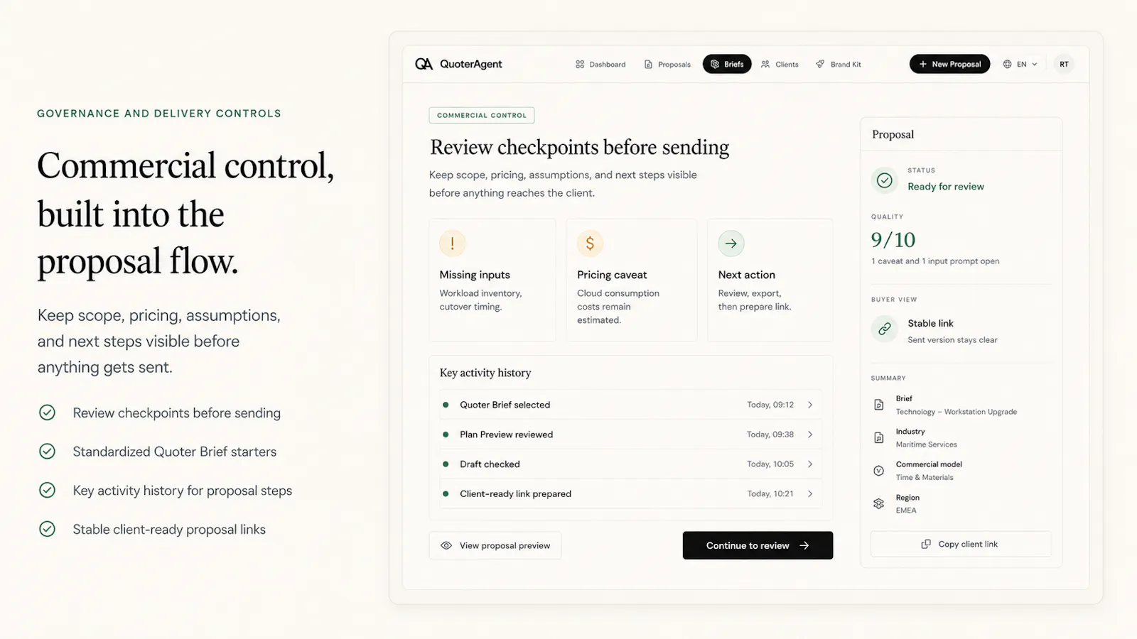 QuoterAgent screenshot 6