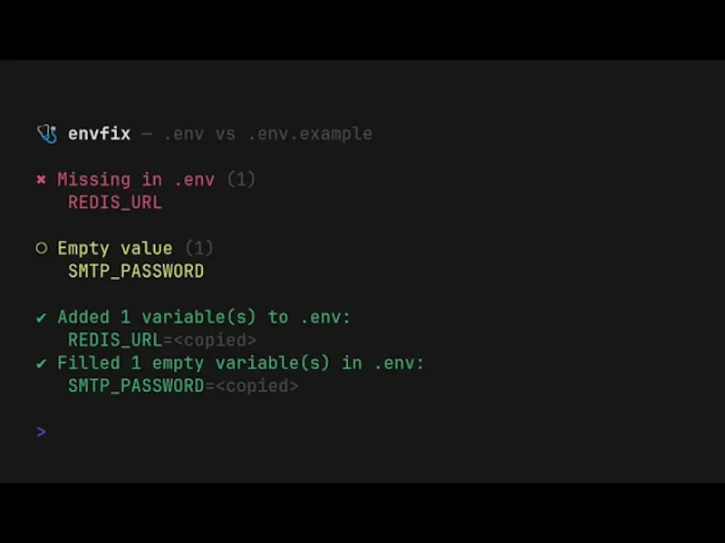 envfix screenshot 1 (video preview)