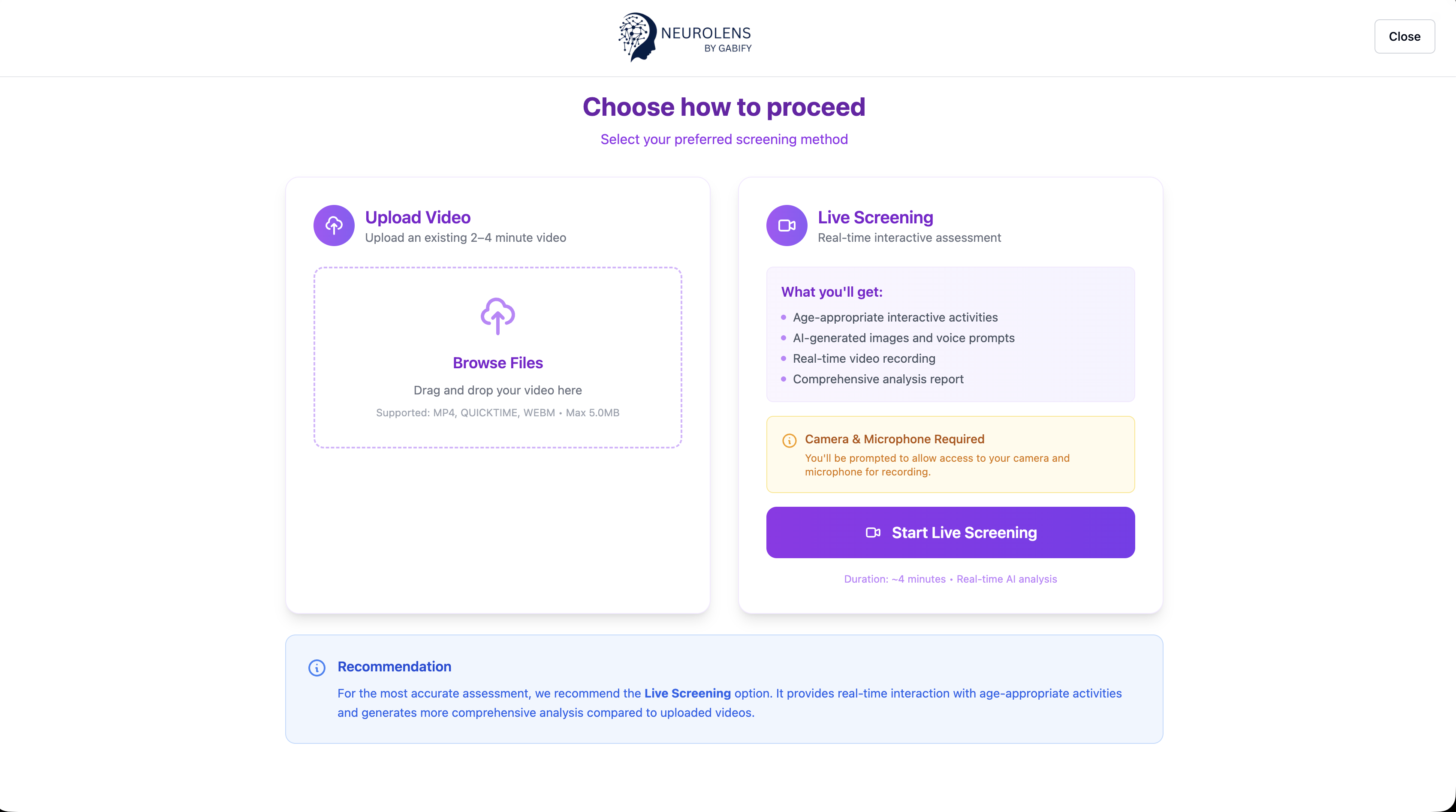 Mídia 4 de Neurolens da Gabify - Detecte cedo.Aja mais rápido.Capacite cada criança