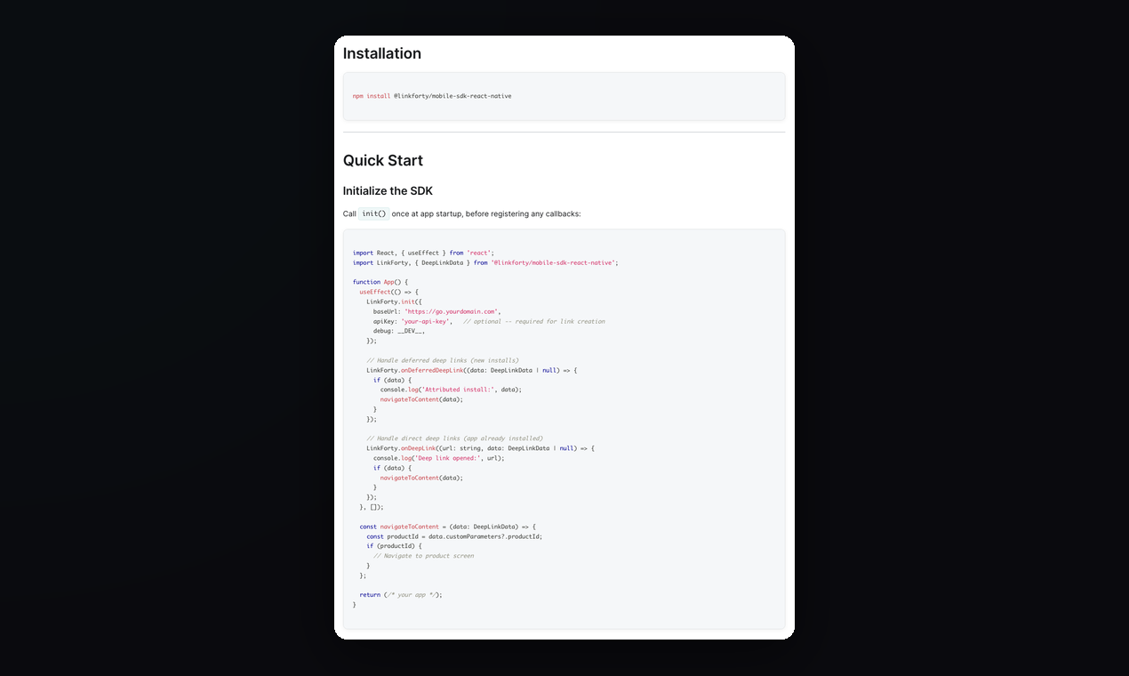LinkForty gallery image