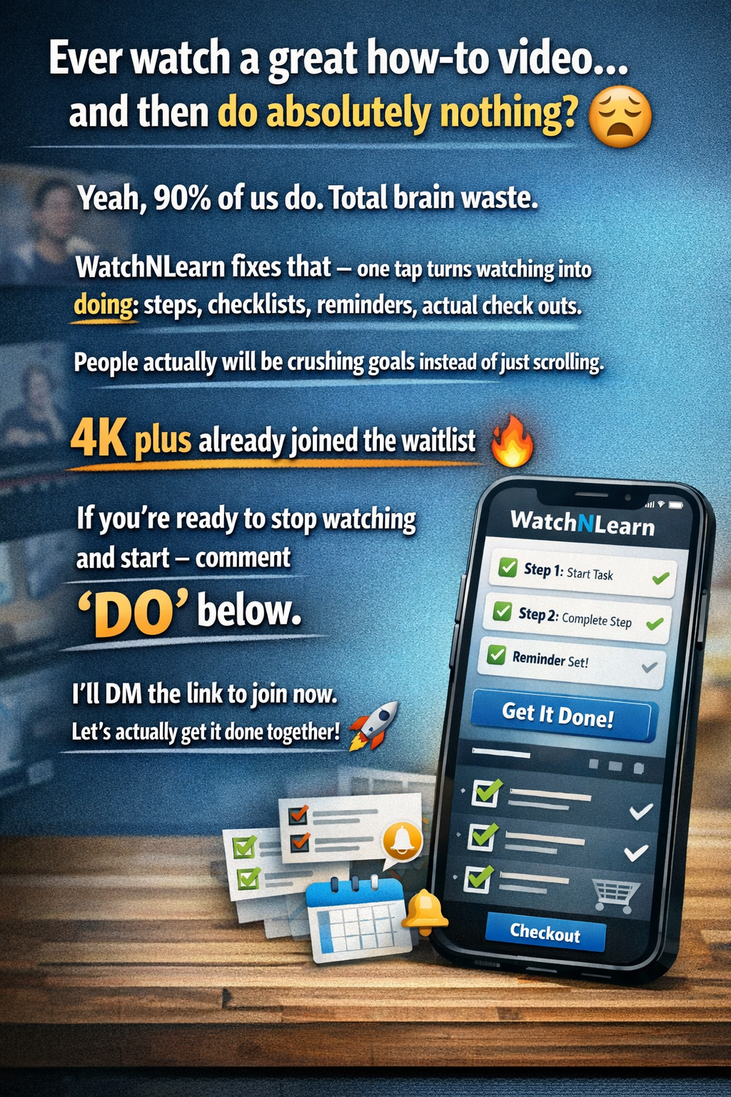 WatchNLearn - Screenshot 2 showing product features and functionality