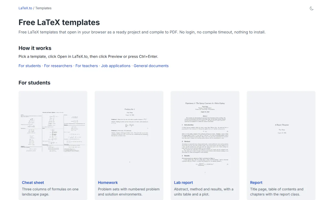 LaTeX to Image gallery image