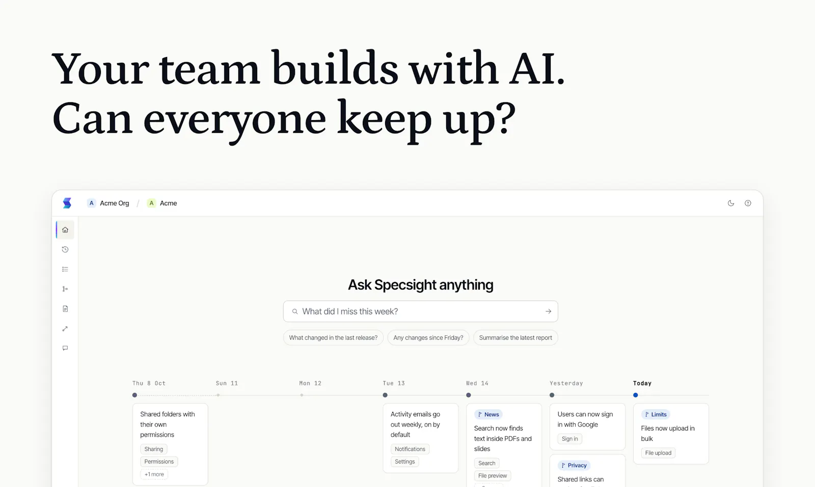 Specsight screenshot 2