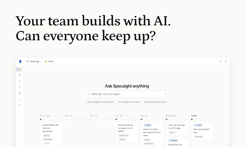 Specsight screenshot 2