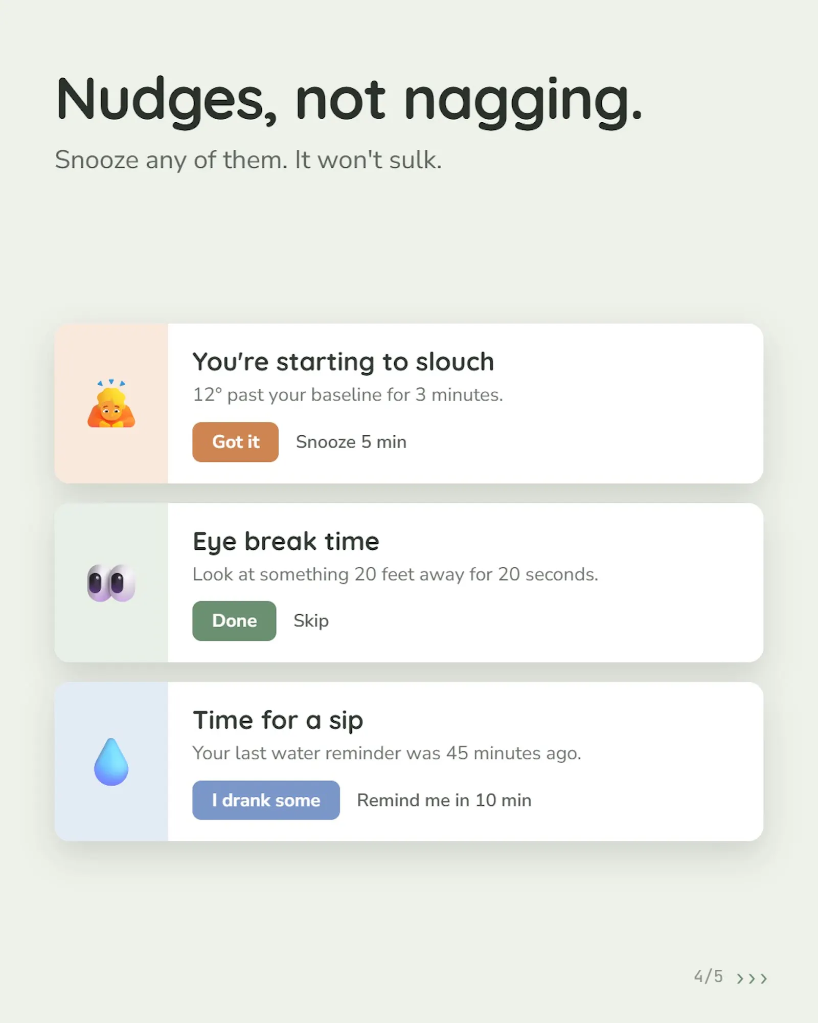 SitStraight Software screenshot 4