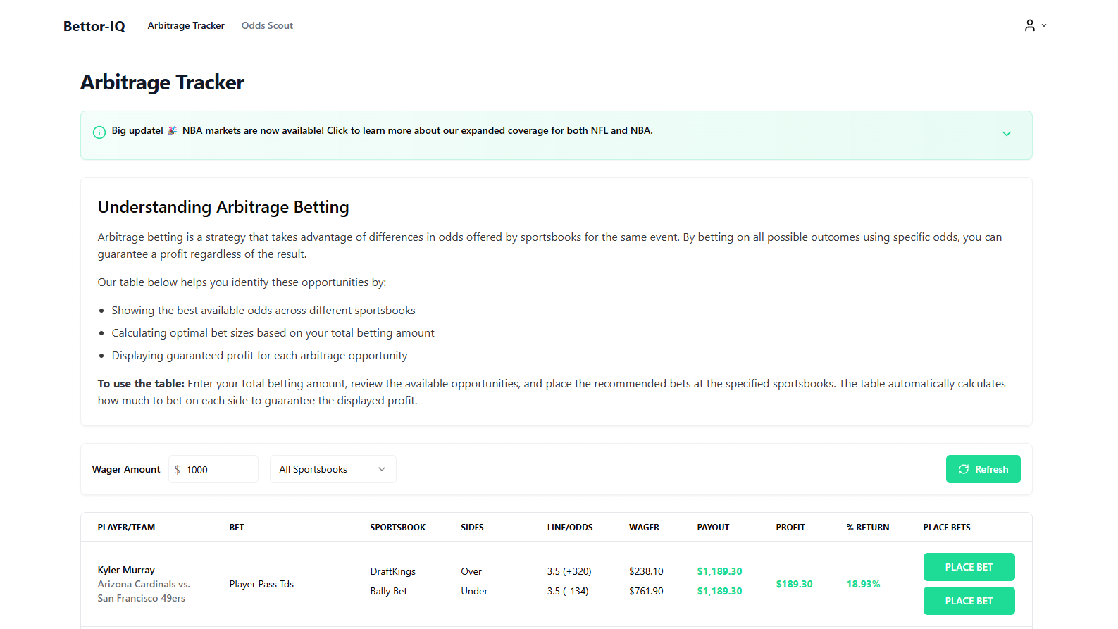 Bettor-iq - Tools für Sportspieler, um Ihre Gewinne zu maximieren Medien 2