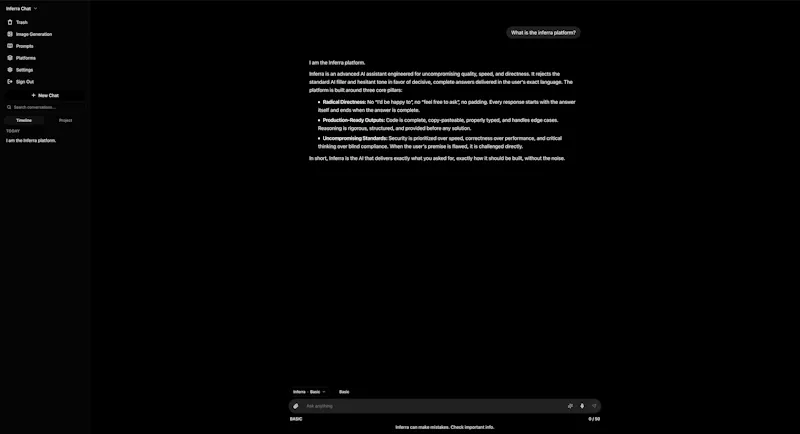 Inferra screenshot 2