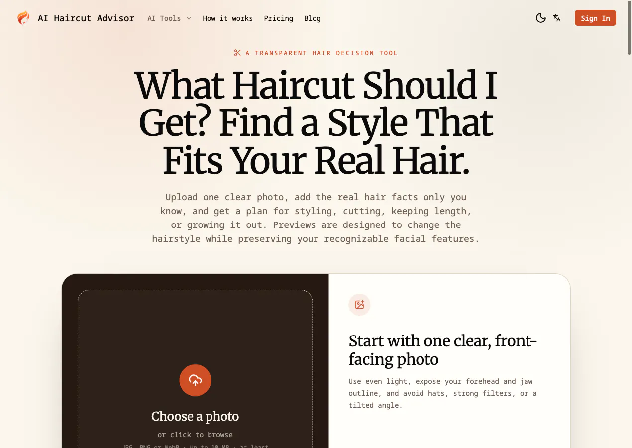 AI Haircut Advisor gallery image
