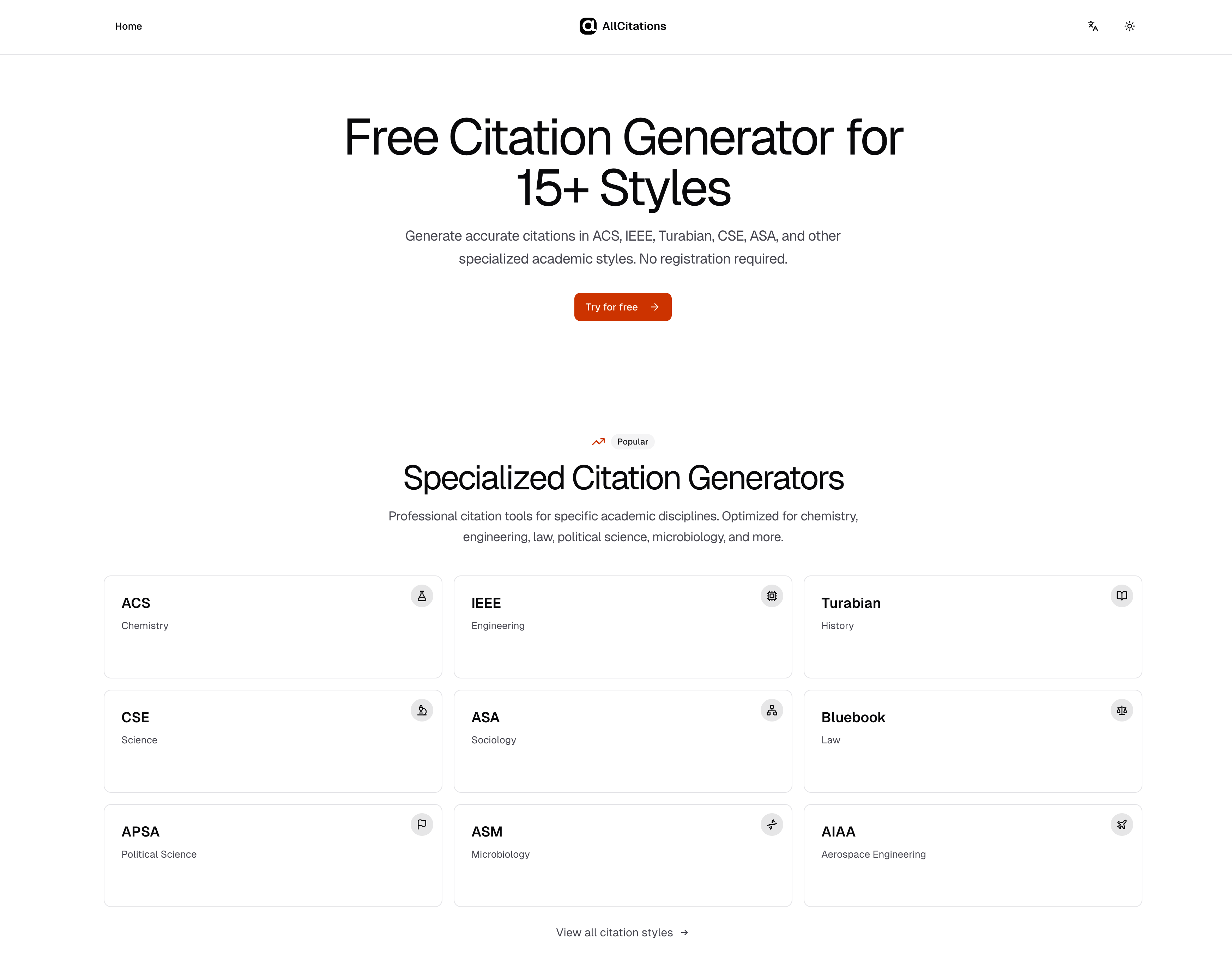 AllCitations - Screenshot 3 showing product features and functionality