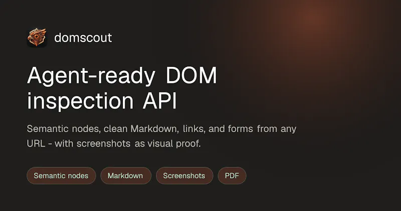 domscout screenshot 1