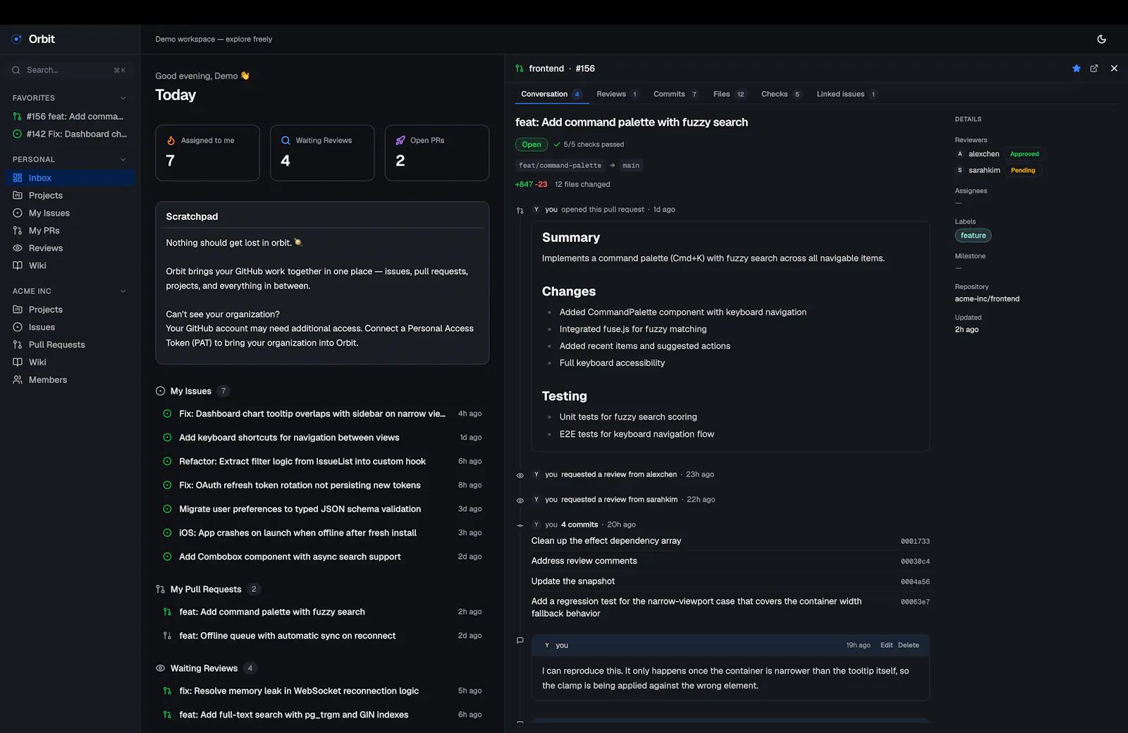 Orbit screenshot 2