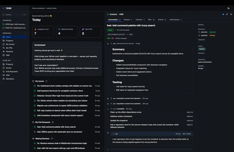 Orbit screenshot 2
