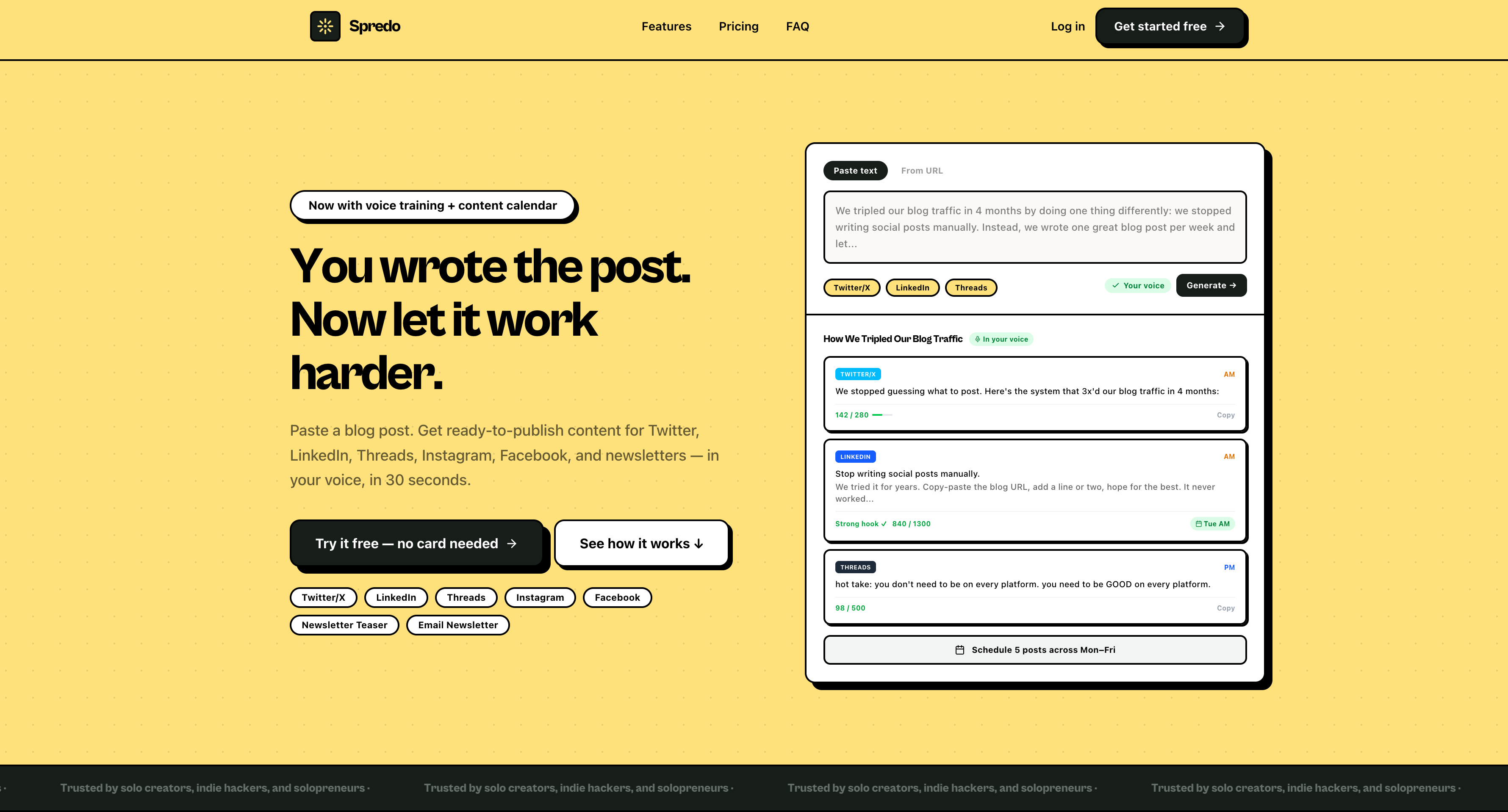 Spredo gallery image