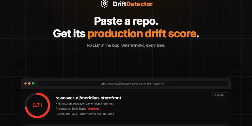 ReWeaver AI DriftDetector