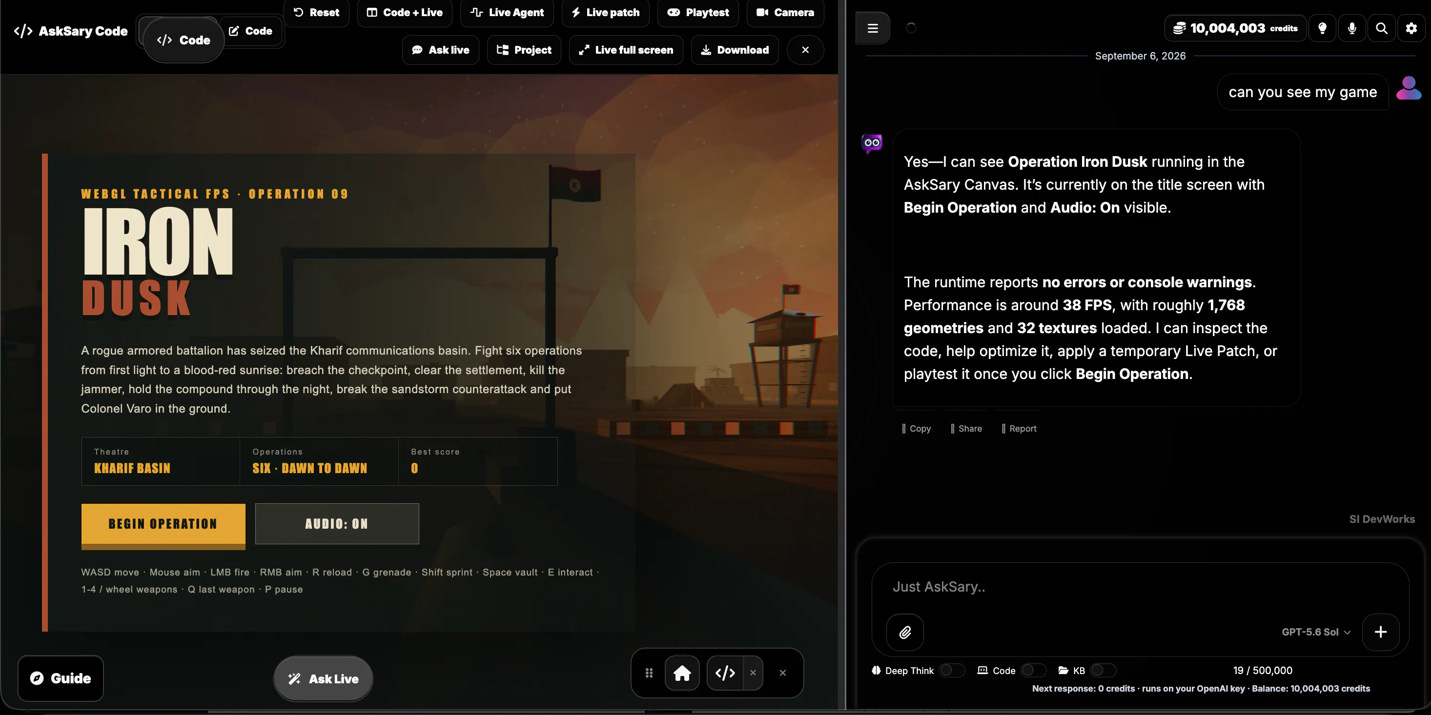AskSary - BYOK-supported AI Studio gallery image