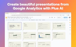 Plus AI Weekly Google Analytics Reports media 2